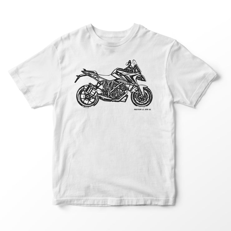 JL Illustration For A KTM 1290 Super Duke GT Motorbike Fan T-shirt