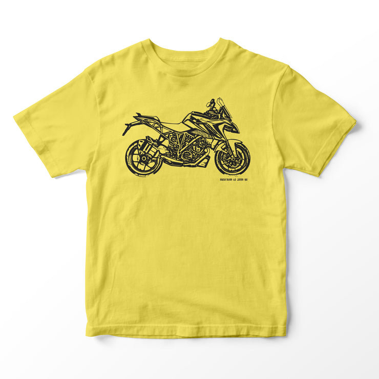 JL Illustration For A KTM 1290 Super Duke GT Motorbike Fan T-shirt