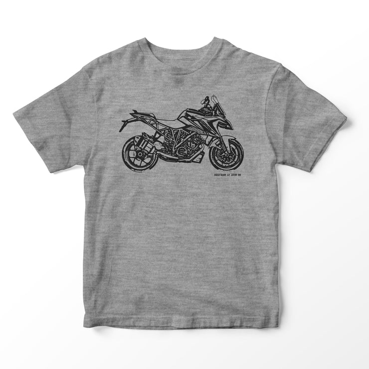 JL Illustration For A KTM 1290 Super Duke GT Motorbike Fan T-shirt