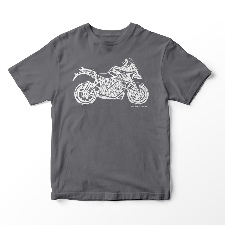 JL Illustration For A KTM 1290 Super Duke GT Motorbike Fan T-shirt
