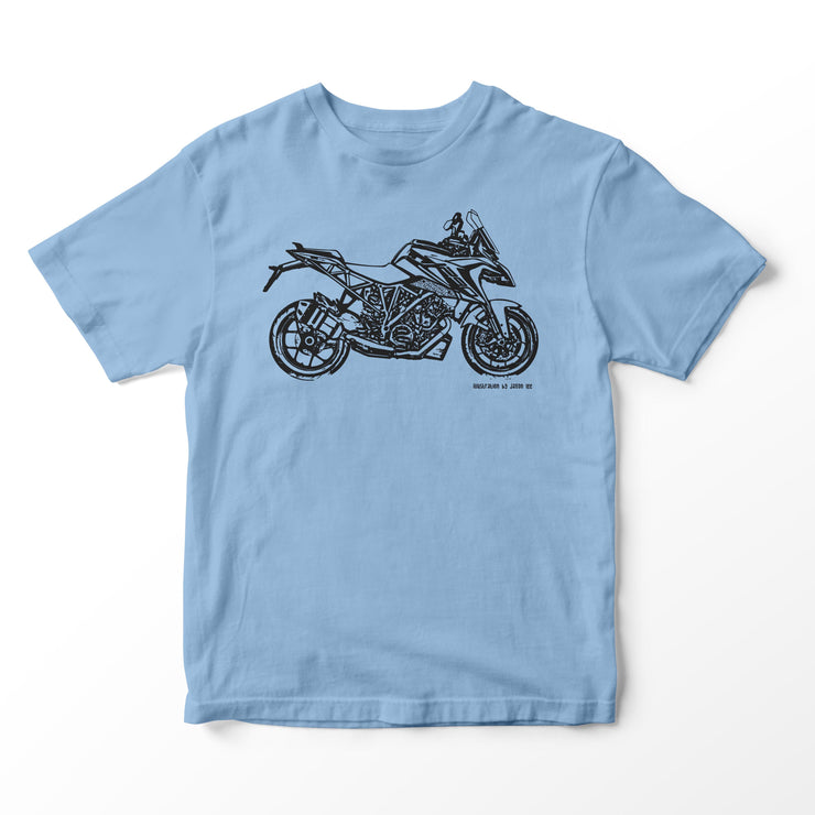 JL Illustration For A KTM 1290 Super Duke GT Motorbike Fan T-shirt