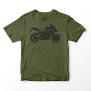 JL Illustration For A KTM 1290 Super Duke GT Motorbike Fan T-shirt