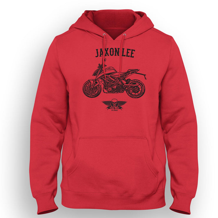 Jaxon Lee Art Hood aimed at fans of KTM 390 Duke Motorbike