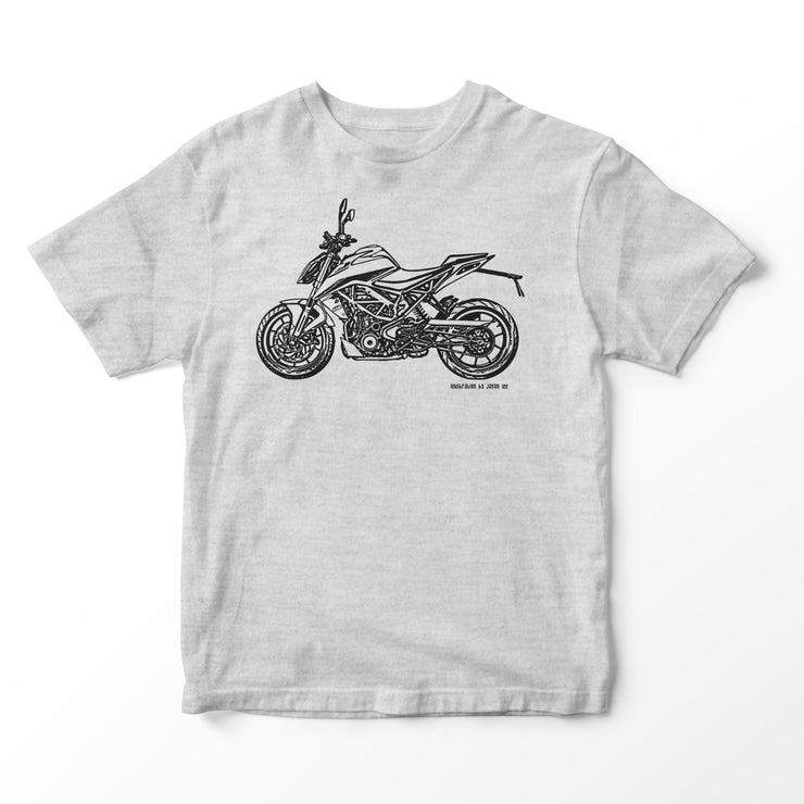 JL Illustration For A KTM 390 Duke Motorbike Fan T-shirt