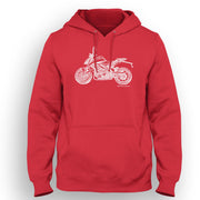 JL Illustration For A KTM 390 Duke Motorcar Fan Hoodie