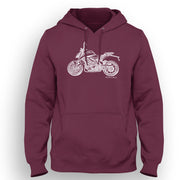 JL Illustration For A KTM 390 Duke Motorcar Fan Hoodie