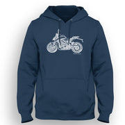 JL Illustration For A KTM 390 Duke Motorcar Fan Hoodie