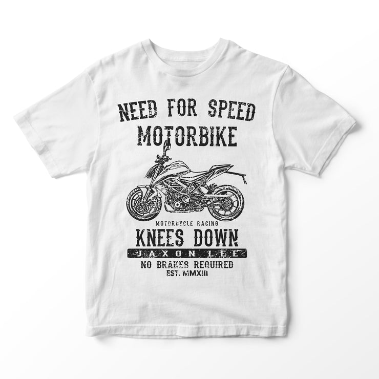 JL Speed Illustration for a KTM 390 Duke Motorbike fan T-shirt