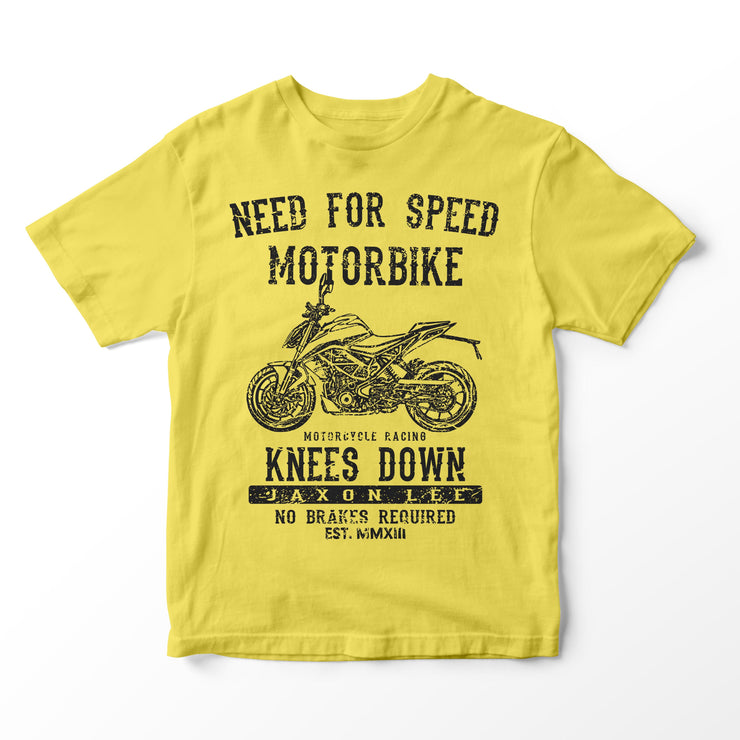 JL Speed Illustration for a KTM 390 Duke Motorbike fan T-shirt