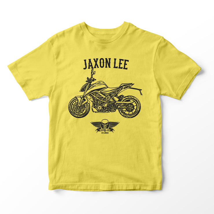 JL Basic Illustration for a KTM 390 Duke Motorbike fan T-shirt