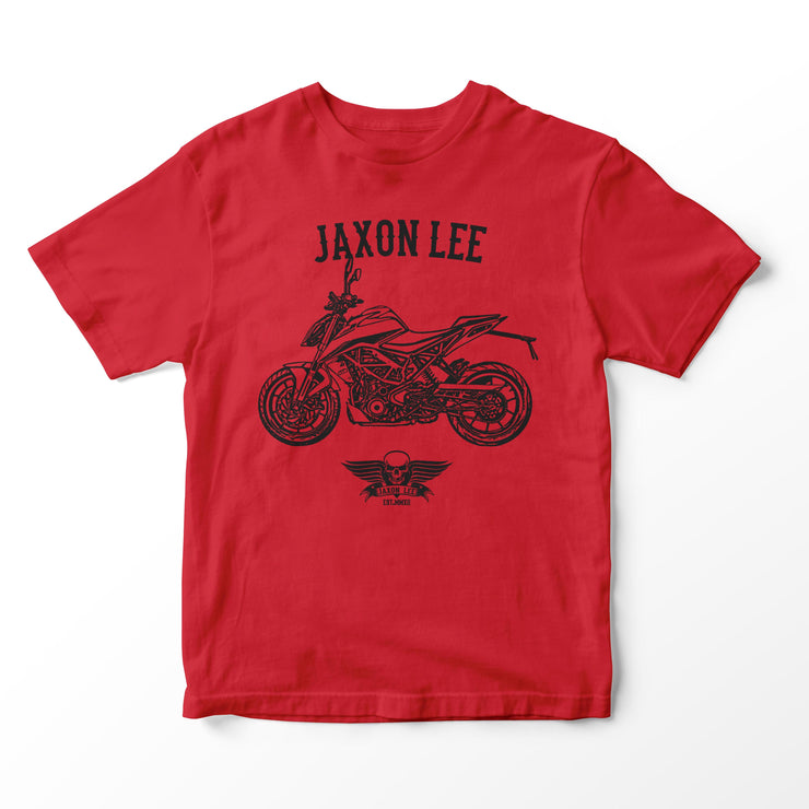 JL Basic Illustration for a KTM 390 Duke Motorbike fan T-shirt