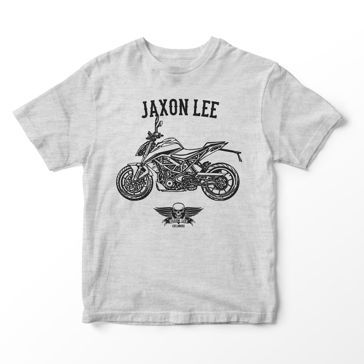 JL Basic Illustration for a KTM 390 Duke Motorbike fan T-shirt