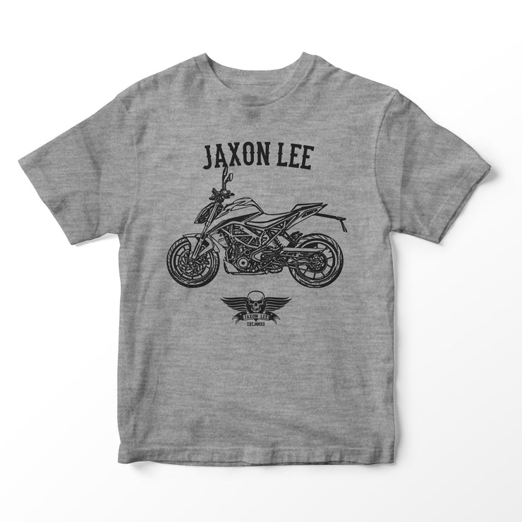 JL Basic Illustration for a KTM 390 Duke Motorbike fan T-shirt