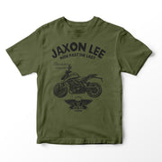 JL Ride Illustration for a KTM 390 Duke Motorbike fan T-shirt