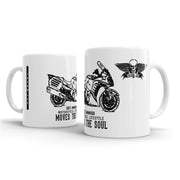JL Illustration For A Kawasaki 1400GTR Motorbike Fan – Gift Mug