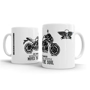 JL Illustration For A Kawasaki ER6N Motorbike Fan – Gift Mug