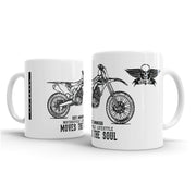 JL Illustration For A Kawasaki KX450F Motorbike Fan – Gift Mug