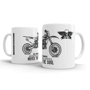 JL Illustration For A Kawasaki KX85 Motorbike Fan – Gift Mug
