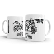 JL Illustration For A Kawasaki Ninja ZX10R 2016 Motorbike Fan – Gift Mug