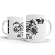 JL Illustration For A Kawasaki Ninja ZX10RR Motorbike Fan Gift Mug
