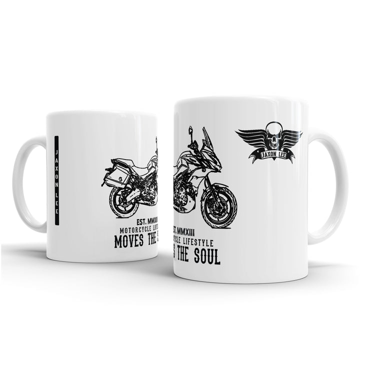 JL Illustration For A Kawasaki Versys 650 LT Motorbike Fan – Gift Mug