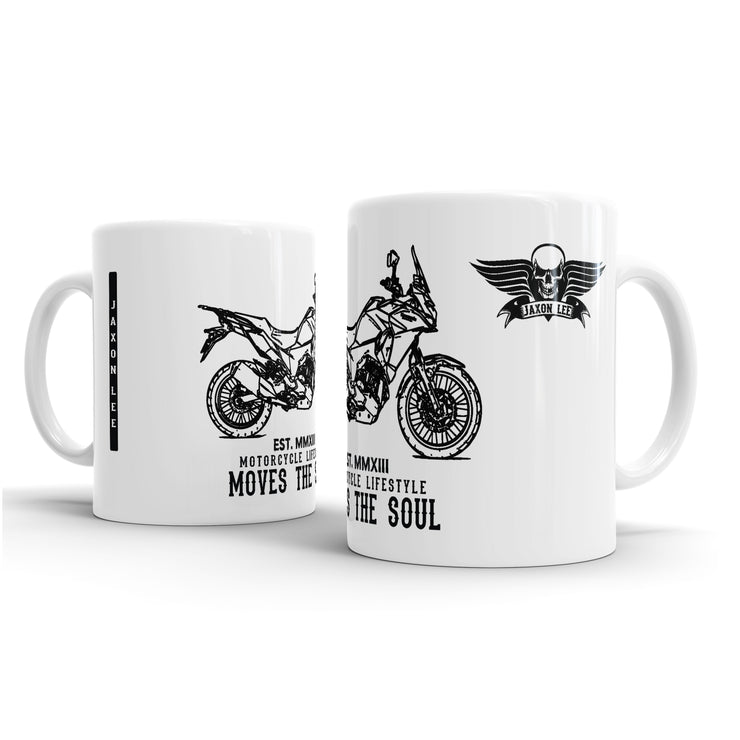 JL Illustration For A Kawasaki Versys X300 Motorbike Fan – Gift Mug