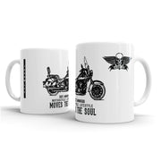 JL Illustration For A Kawasaki Vulcan 900 Classic LT Motorbike Fan – Gift Mug