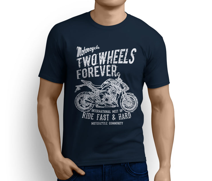 RH Illustration For A Kawasaki Z1000 2017 Motorbike Fan T-shirt - Jaxon lee