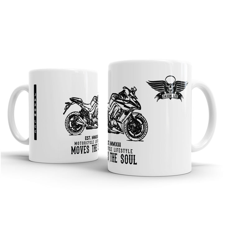 JL Illustration For A Kawasaki Z1000SX 2016 Motorbike Fan – Gift Mug