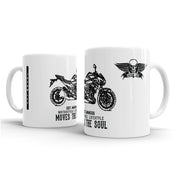JL Illustration For A Kawasaki Z800 Motorbike Fan – Gift Mug