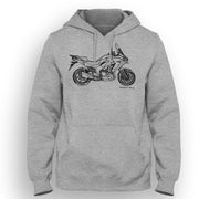 JL Illustration For A Kawasaki Versys 1000 2019 Motorbike Fan Hoodie