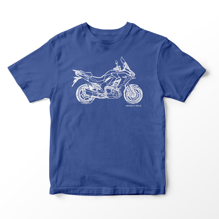 JL Illustration For A Kawasaki Versys 1000 2019 Motorbike Fan T-shirt