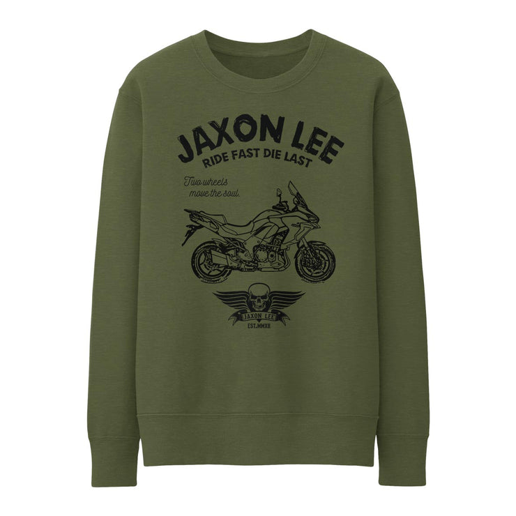 JL Ride Illustration for a Kawasaki Versys 1000 2019 Motorbike fan Jumper