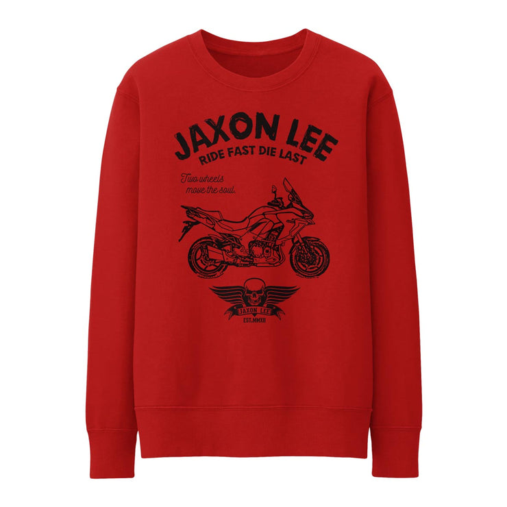 JL Ride Illustration for a Kawasaki Versys 1000 2019 Motorbike fan Jumper