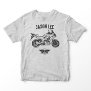 JL Basic Illustration for a Kawasaki Versys 1000 2019 Motorbike fan T-shirt