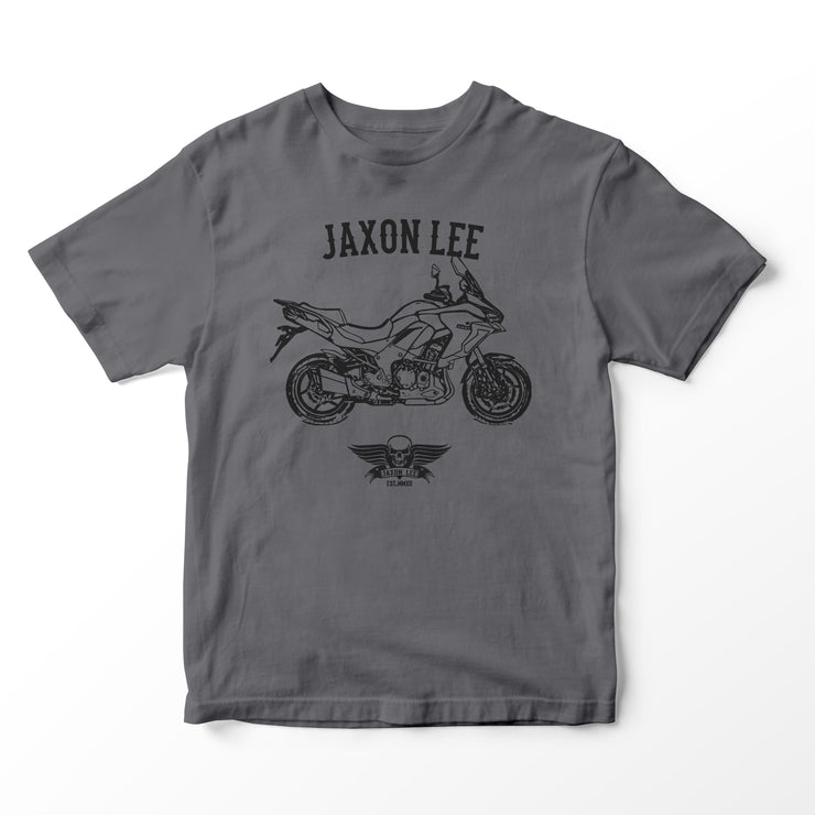 JL Basic Illustration for a Kawasaki Versys 1000 2019 Motorbike fan T-shirt