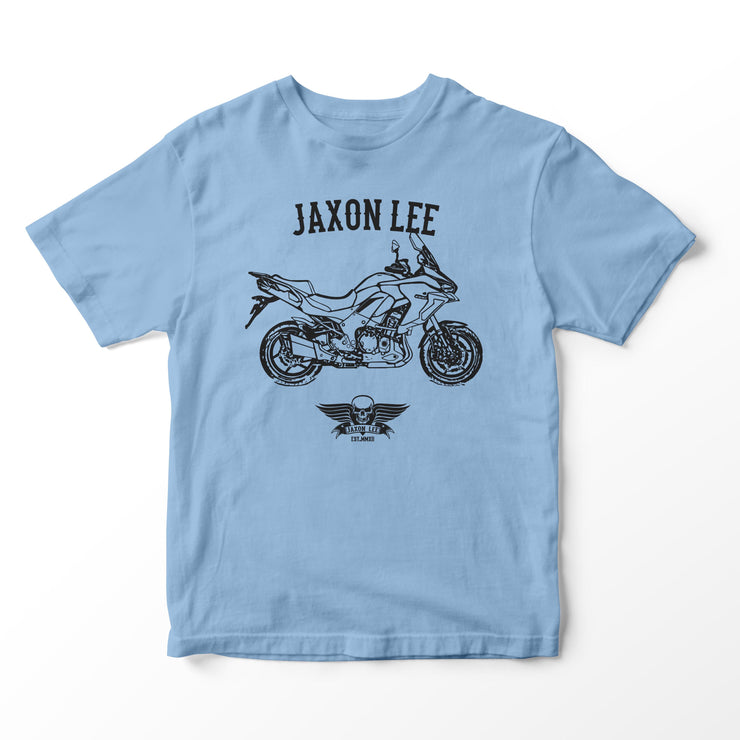 JL Basic Illustration for a Kawasaki Versys 1000 2019 Motorbike fan T-shirt