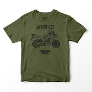 JL Basic Illustration for a Kawasaki Versys 1000 2019 Motorbike fan T-shirt