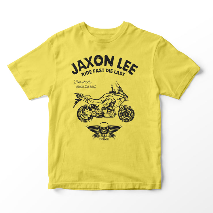 JL Ride Illustration for a Kawasaki Versys 1000 2019 Motorbike fan T-shirt