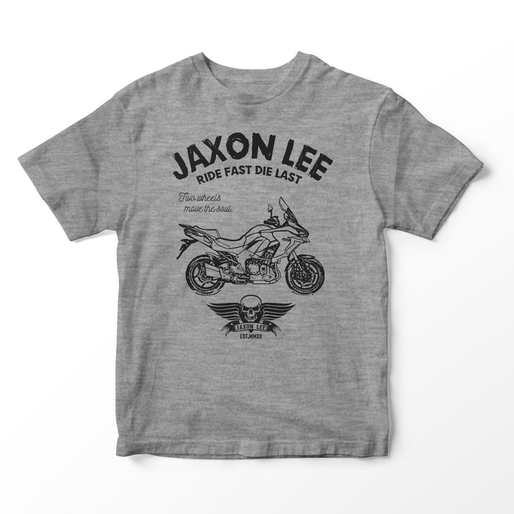 JL Ride Illustration for a Kawasaki Versys 1000 2019 Motorbike fan T-shirt