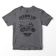 JL Ride Illustration for a Kawasaki Versys 1000 2019 Motorbike fan T-shirt