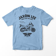 JL Ride Illustration for a Kawasaki Versys 1000 2019 Motorbike fan T-shirt