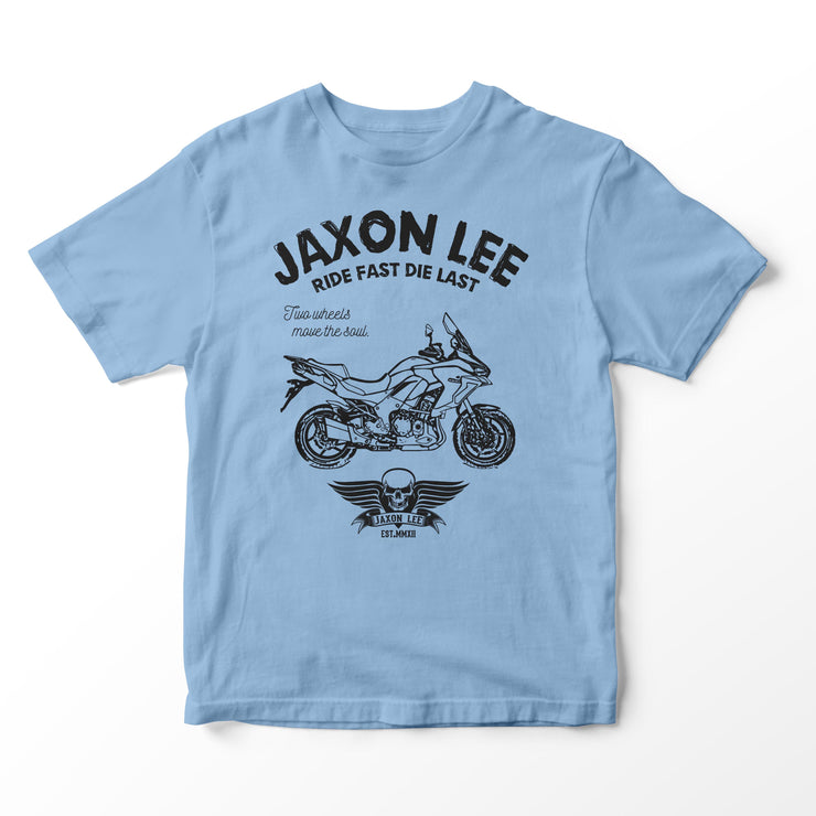 JL Ride Illustration for a Kawasaki Versys 1000 2019 Motorbike fan T-shirt