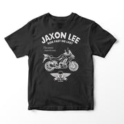 JL Ride Illustration for a Kawasaki Versys 1000 2019 Motorbike fan T-shirt