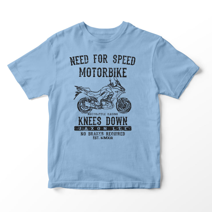 JL Speed Illustration for a Kawasaki Versys 1000 2019 Motorbike fan T-shirt