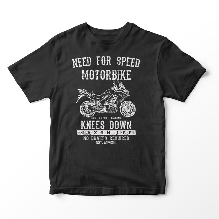 JL Speed Illustration for a Kawasaki Versys 1000 2019 Motorbike fan T-shirt