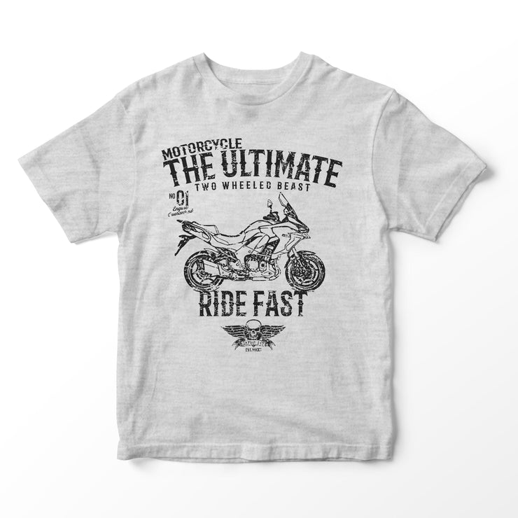 JL Ultimate Illustration for a Kawasaki Versys 1000 2019 Motorbike fan T-shirt