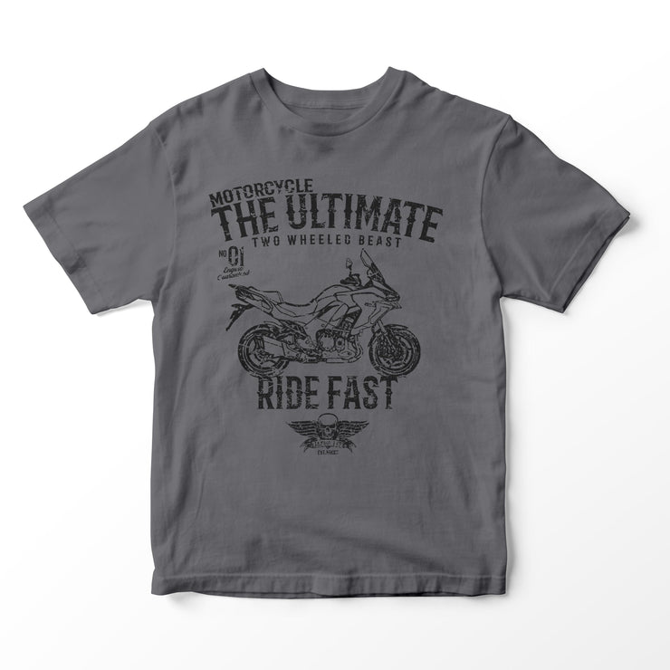 JL Ultimate Illustration for a Kawasaki Versys 1000 2019 Motorbike fan T-shirt