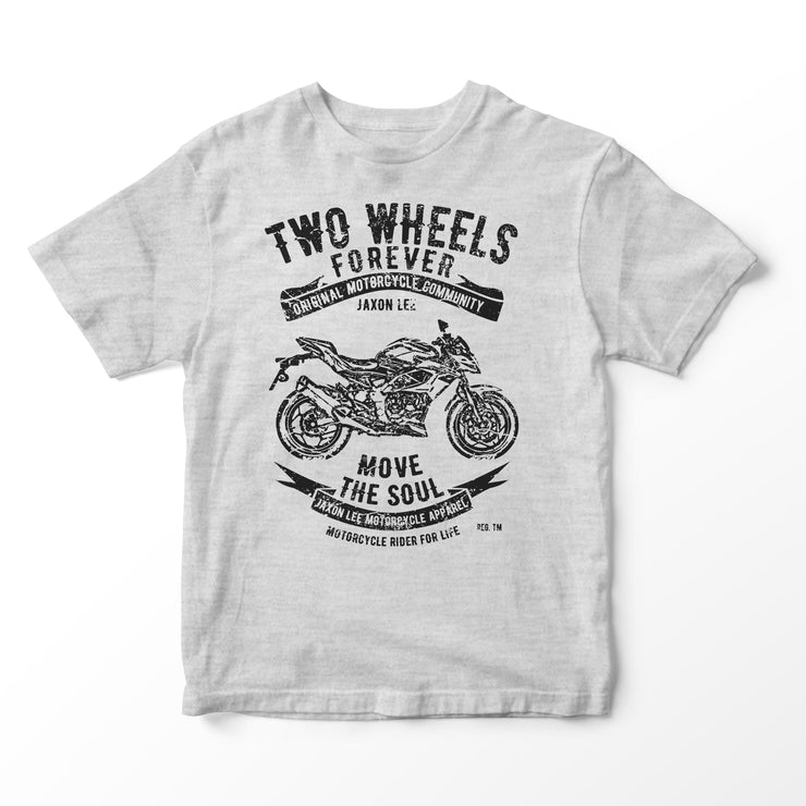 JL Soul Art Tee aimed at fans of Kawasaki Z125 Motorbike Fan T-shirt