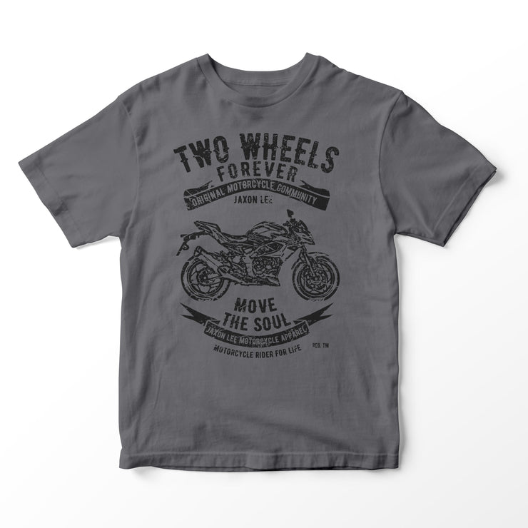 JL Soul Art Tee aimed at fans of Kawasaki Z125 Motorbike Fan T-shirt